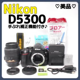美品‼️手ぶれ補正機能付き✨Nikon D5300✨初心者向け✨スマホ転送OK✨