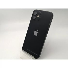 【中古】Apple au 【SIMロック解除済み】 iPhone 12 128GB ブラック MGHU3J/A【大阪堂島】保証期間1週間【ランクC】