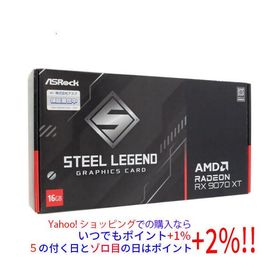 ASRock製グラボ Radeon RX 9070 XT Steel Legend Dark 16GB PCIExp 16GB