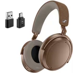 【ゼンハイザー お買い得セット】「MOMENTUM 4 Wireless ワイヤレスノイズキャンセリングヘッドホン ブラウン M4AEBT-BROWN」＋「Bluetooth USB アダプター BTD-700」