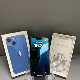 美品 アップルストア版 SIMフリー iPhone13 mini 128GB ブルー色