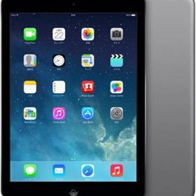 【中古】【安心保証】 iPad Air 9.7インチ 第1世代[128GB] セルラー au スペースグレイ