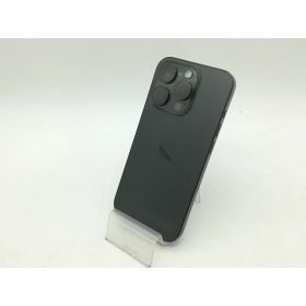 【中古】Apple 国内版 【SIMフリー】 iPhone 15 Pro 256GB ブラックチタニウム MTUC3J/A【OSU301】保証期間1ヶ月【ランクC】