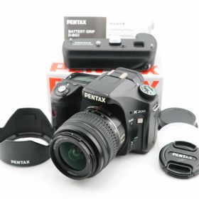 ★良品★ペンタックス PENTAX K200D + SMC PENTAX-DAL 18-55mm F3.6-5.6 + D-BG3(外箱・説明書付) ★ W0910＃3375