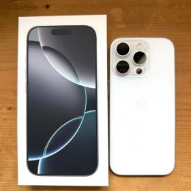 美品 Apple iPhone 16 Pro ホワイト 本体 256GB
