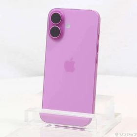 〔中古品〕 iPhone16 128GB ピンク MYDT3J／A SIMフリー【196】