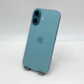 美品 SIMフリー Apple iPhone16 512GB ティール MYE63J/A バッテリー最大容量100% 【C5519-C】