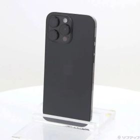 〔中古品〕 iPhone16 Pro Max 256GB ブラックチタニウム MYWG3J／A SIMフリー【349】