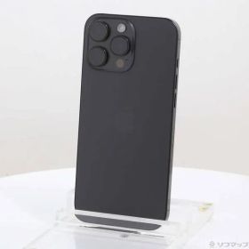 〔中古品〕 iPhone16 Pro Max 256GB ブラックチタニウム MYWG3J／A SIMフリー【258】