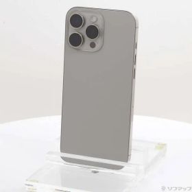 〔中古品〕 iPhone16 Pro Max 256GB ナチュラルチタニウム MYWK3J／A SIMフリー【262】