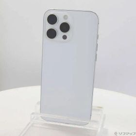 〔中古品〕 iPhone16 Pro Max 256GB ホワイトチタニウム MYWH3J／A SIMフリー【377】