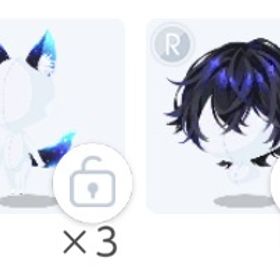 蒼月に光る狼の耳尻尾+狼ヘア《双子分セット》 | ポケコロツイン(ポケツイ)のアカウントデータ、RMTの販売・買取一覧