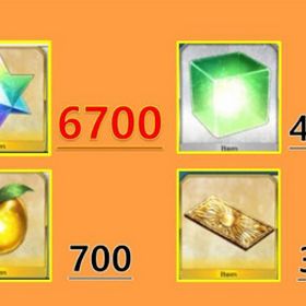 初期垢 聖晶石6700個+ 呼符350枚+果実700枚+マナプリズム4000枚+その他 | FGOのアカウントデータ、RMTの販売・買取一覧