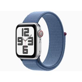 Apple MRGQ3J/A Apple Watch SE 第2世代 GPS + Cellularモデル 40mmシルバーアルミニウムケースとウインターブルースポーツループ 新品 送料無料
