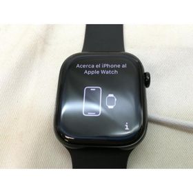 【中古】Apple Apple Watch Series10 46mm GPS ジェットブラックアルミニウムケース/ブラックスポーツバンド (M/L) MWWQ3J/A【川崎】保証期間１ヶ月【ランクB】
