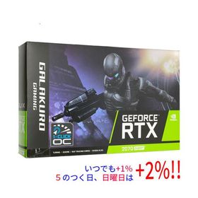 【中古】玄人志向グラボ GALAKURO GAMING GG-RTX2070SP-E8GB/DF PCIExp 8GB 元箱あり