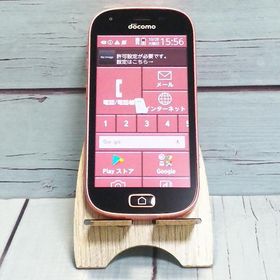 docomo F-03K ピンク らくらくスマートフォン me 本体 白ロム SIMロック解除済み SIMフリー B212420