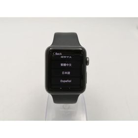 【中古】Apple Apple Watch Series3 42mm GPS スペースグレイアルミニウム/ブラックスポーツバンド MTF32J/A【DS秋葉】保証期間１ヶ月【ランクC】