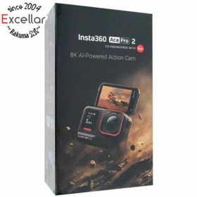 インスタスリーシックスティ(insta360)のInsta360 アクションカメラ Insta360 Ace Pro 2 CINSBBGA-SB ブラック(ビデオカメラ)