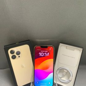 超美品 アップルストア版 SIMフリー iPhone13 Pro 128GB ゴールド色