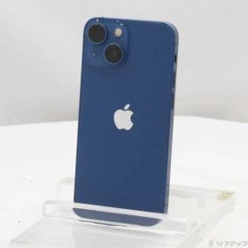 〔中古品〕 iPhone13 mini 128GB ブルー MLJH3J／A SIMフリー【262】