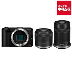 キヤノン EOS R50 V ダブルズームキット ブラック Canon ミラーレス一眼カメラ Wi-Fi搭載 入門 初心者