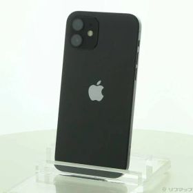 〔中古品〕 iPhone12 64GB ブラック MGHN3J／A SIMフリー【295】