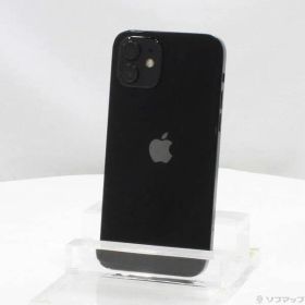 〔中古品〕 iPhone12 128GB ブラック MGHU3J／A SIMフリー【344】