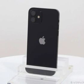 〔中古品〕 iPhone12 128GB ブラック MGHU3J／A SIMフリー【377】