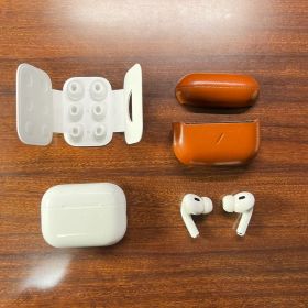 AirPods Pro 第二世代 レザーケース付き