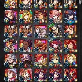 モンスト引退垢(日数浅いですが超獣艦隊コラボ艦隊有)