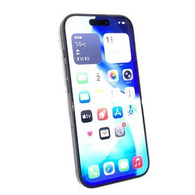 中古 Apple iPhone16 Pro 256GB ブラックチタニウム MYN03J／A ネットワーク利用制限あります