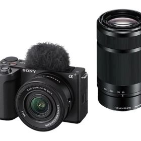 SONY VLOGCAM ZV-E10M2X ダブルズームレンズキット ブラック ミラーレスカメラ ブログカム ソニー