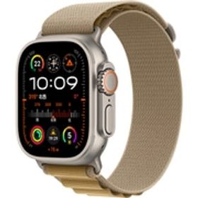 アップル Apple Apple Watch Ultra 2（GPS + Cellularモデル）- 49mmナチュラルチタニウムケースとタンアルパインループ - L MX4H3J/A