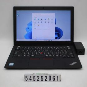 Lenovo ThinkPad X280 Core i5 8250U 1.6GHz/8GB/256GB(SSD)/12.5W/FHD(1920x1080)/Win11 【545252061】