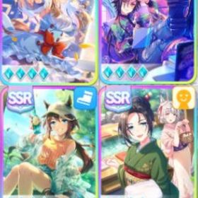 初期 💎ジュエル3万8500 サポ完凸4種🌈虹の結晶1個 | ウマ娘のアカウントデータ、RMTの販売・買取一覧