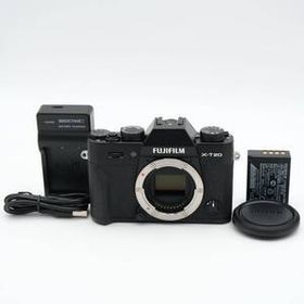 【良品/ショット数279】FUJIFILM X-T20 ブラック ミラーレス一眼カメラ ボディ キャップ/充電器/バッテリー付き