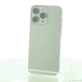 〔中古品〕 iPhone15 Pro Max 256GB ナチュラルチタニウム MU6R3J／A SIMフリー【344】