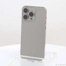 〔中古品〕 iPhone15 Pro Max 256GB ナチュラルチタニウム MU6R3J／A SIMフリー【368】