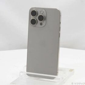 〔中古品〕 iPhone15 Pro Max 512GB ナチュラルチタニウム MU6W3J／A SIMフリー【352】