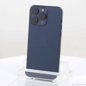〔中古品〕 iPhone15 Pro Max 512GB ブルーチタニウム MU6X3J／A SIMフリー【297】
