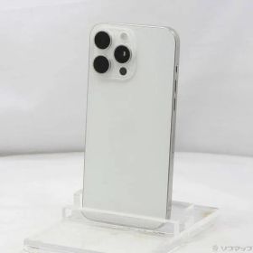〔中古品〕 iPhone15 Pro Max 1TB ホワイトチタニウム MU703J／A SIMフリー【258】