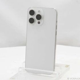 〔中古品〕 iPhone15 Pro Max 1TB ホワイトチタニウム MU703J／A SIMフリー【198】