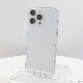 〔中古品〕 iPhone15 Pro Max 1TB ホワイトチタニウム MU703J／A SIMフリー【377】