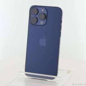〔中古品〕 iPhone15 Pro Max 1TB ブルーチタニウム MU723J／A SIMフリー【352】