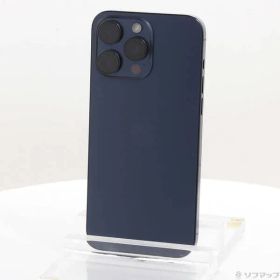 〔中古品〕 iPhone15 Pro Max 1TB ブルーチタニウム MU723J／A SIMフリー【258】