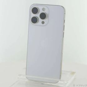 〔中古品〕 iPhone15 Pro Max 256GB ホワイトチタニウム MU6Q3J／A SIMフリー【269】