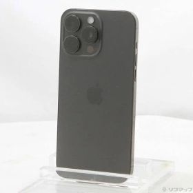 〔中古品〕 iPhone15 Pro Max 256GB ブラックチタニウム MU6P3J／A SIMフリー【295】