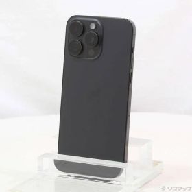 〔中古品〕 iPhone15 Pro Max 256GB ブラックチタニウム MU6P3J／A SIMフリー【258】
