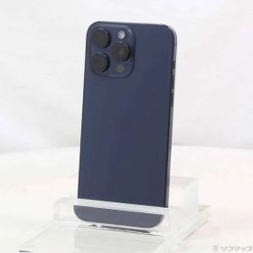 〔中古品〕 iPhone15 Pro Max 256GB ブルーチタニウム MU6T3J／A SIMフリー【349】